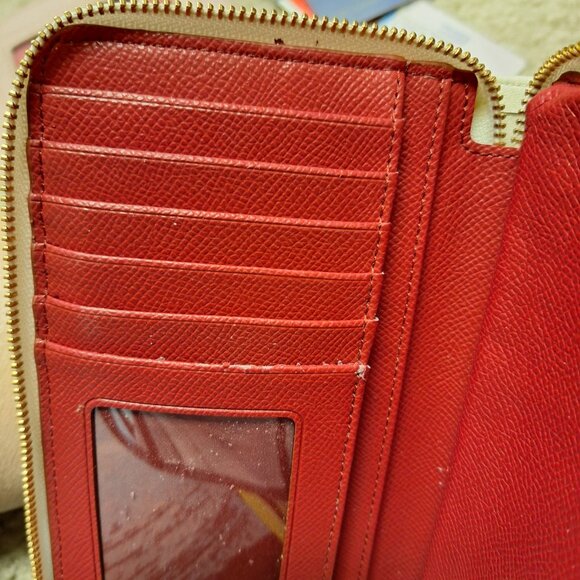 Authentic Coach Small Zip Around Wallet - Picture 5 of 5
